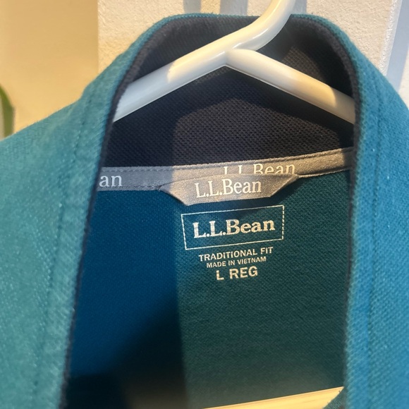 L.L. Bean Teal Traditional Fit Pullover - Picture 3 of 3
